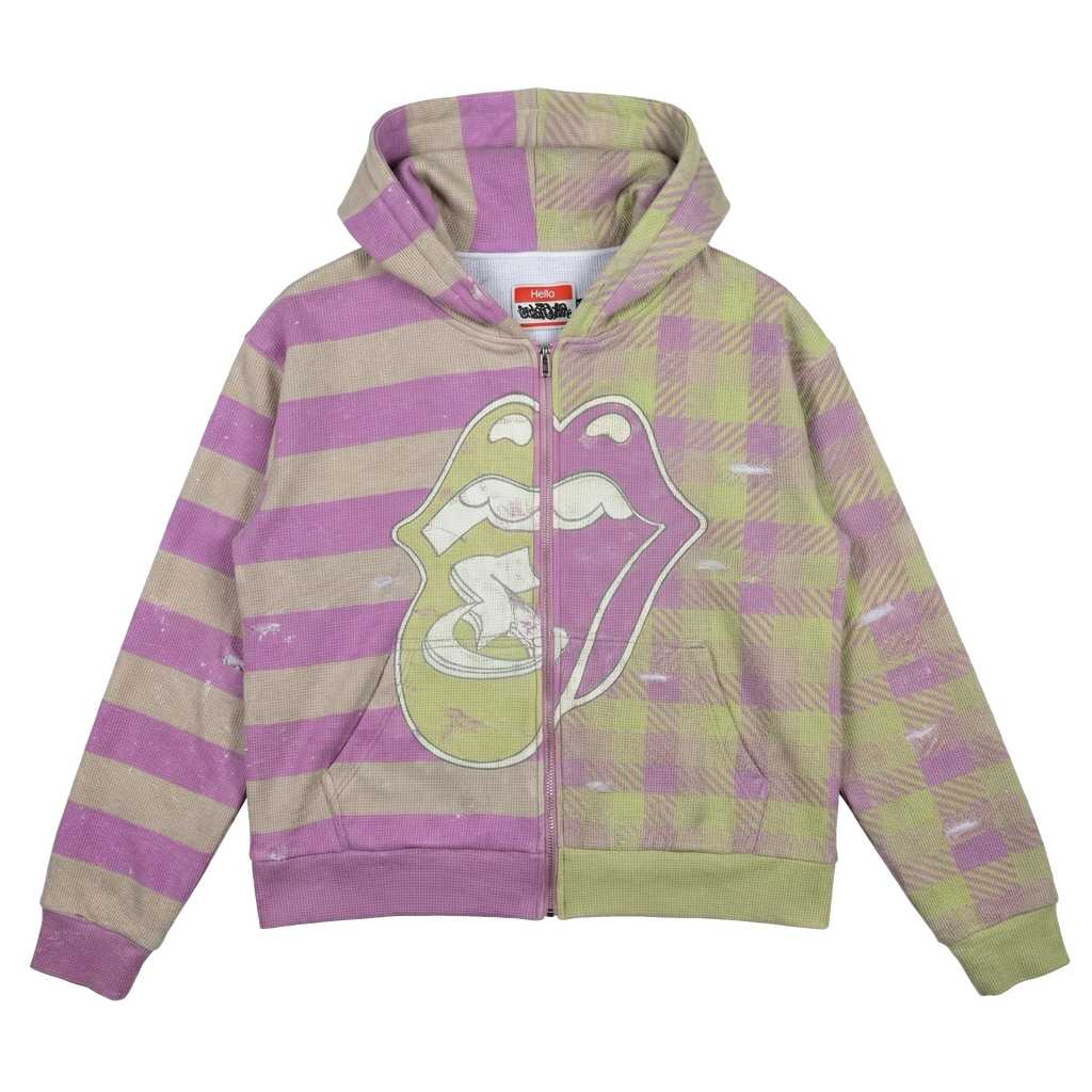 "Half N Half" Zip-up