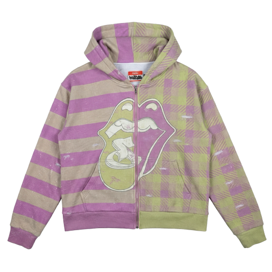 "Half N Half" Zip-up