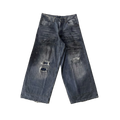 “Thrashed” Double Knee Denim